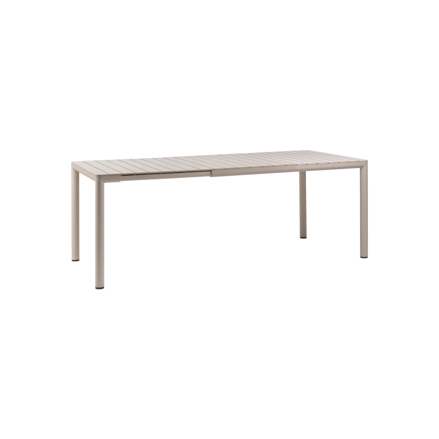 NARDI - Rectangular table Tevere - Beige - Fibreglass resin - Designer Raffaello Galiotto