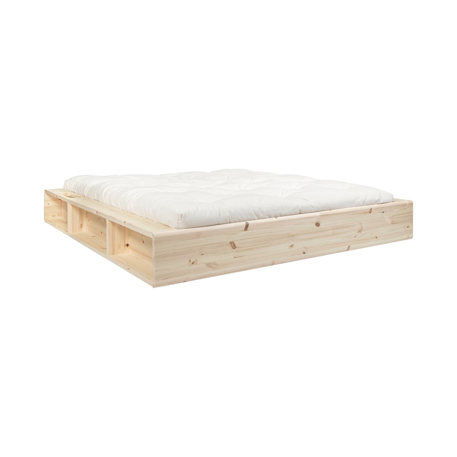 KARUP - Double bed Ziggy - Natural wood - FSC-certified solid pine