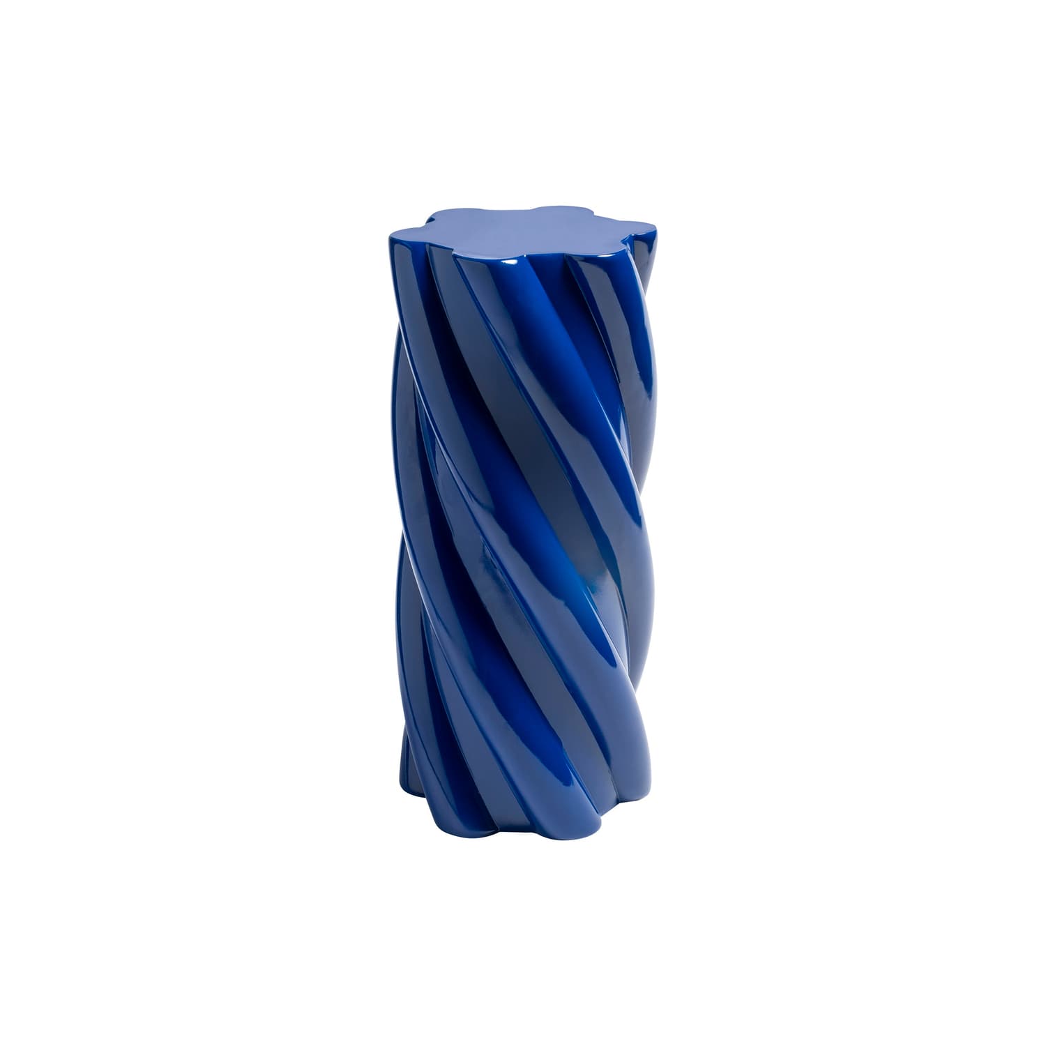 & klevering - End table Marshmallow - Blue - Fibreglass