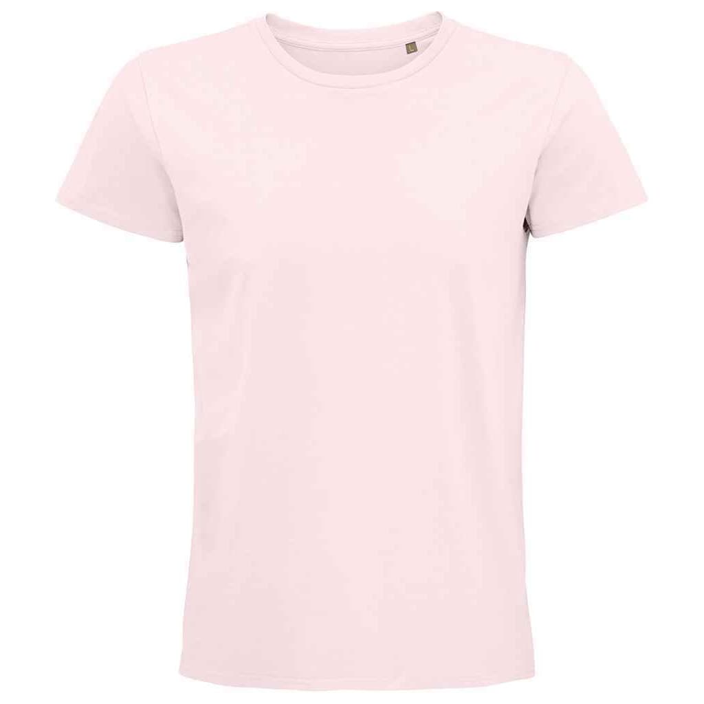 SOLS Unisex Adult Pioneer Organic T-shirt (pale Pink) - Size Small | SOLS Sale | Discount Designer Brands
