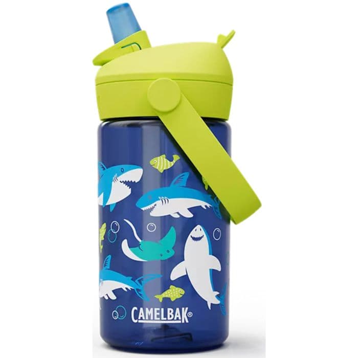 Camelbak Thrive Flip Straw Kids 414ml Bottle with Tritan Renew - Sharks & Rays