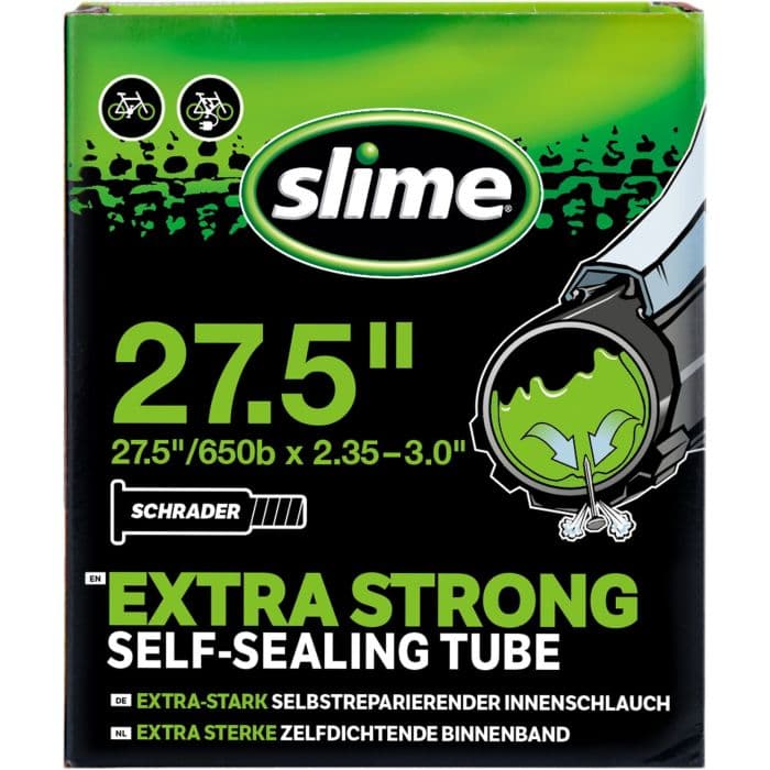 Slime Smart Self-Sealing Inner Tube - Schrader27.5 2.35-3.0 - 27.5 x 2.35-3.0