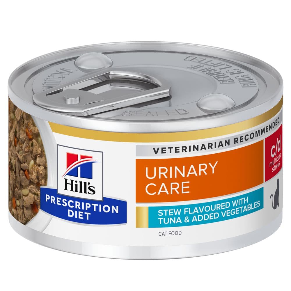 Hill's Prescription Diet c/d Multicare Stress Stew with Tuna & Vegetables - 24 x 82g