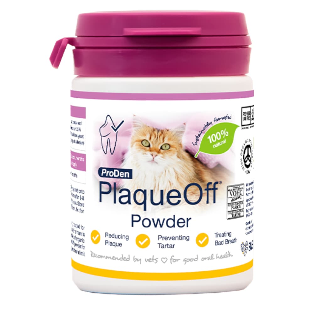 40g Organic Dental Care for Cats PlaqueOff ProDen Cat Dental Care & Supplements