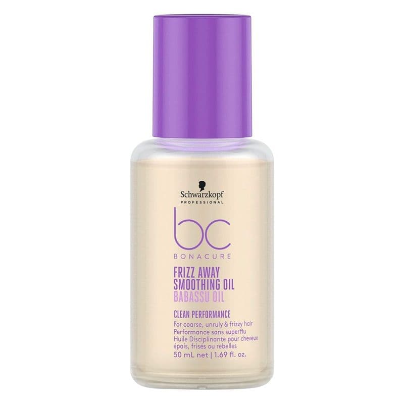 Schwarzkopf BC Clean Frizz Away Smoothing Oil 50ml in Clear