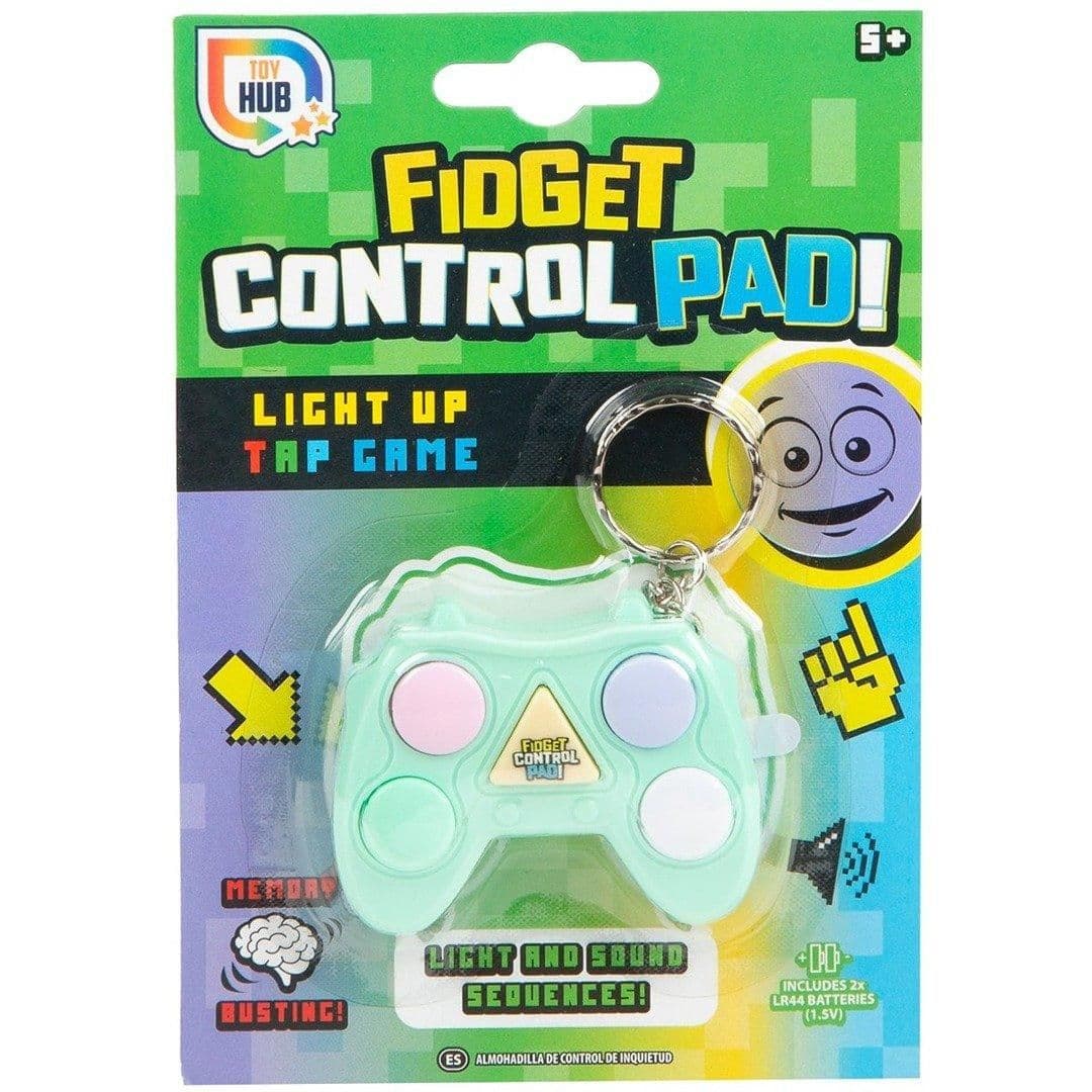 Toy Hub Fidget Control Pad Memory Keychain Game