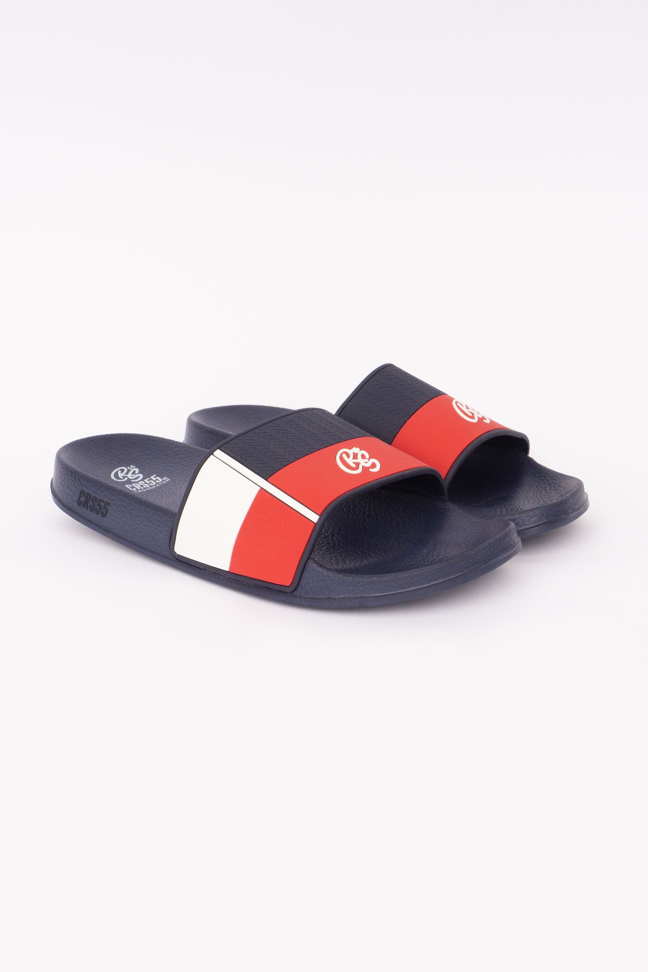 Crosshatch Men's Rentrays Sliders in Red | Size: 7