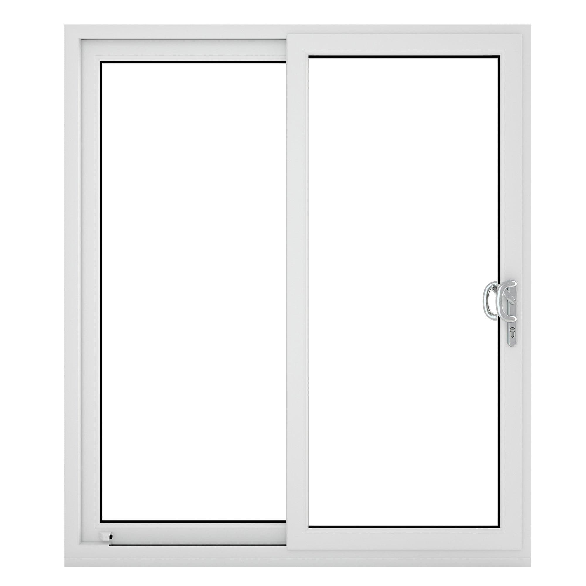 Crystal Direct Crystal uPVC Sliding Patio Right to Left in White | Size: 1790mm x 2090mm