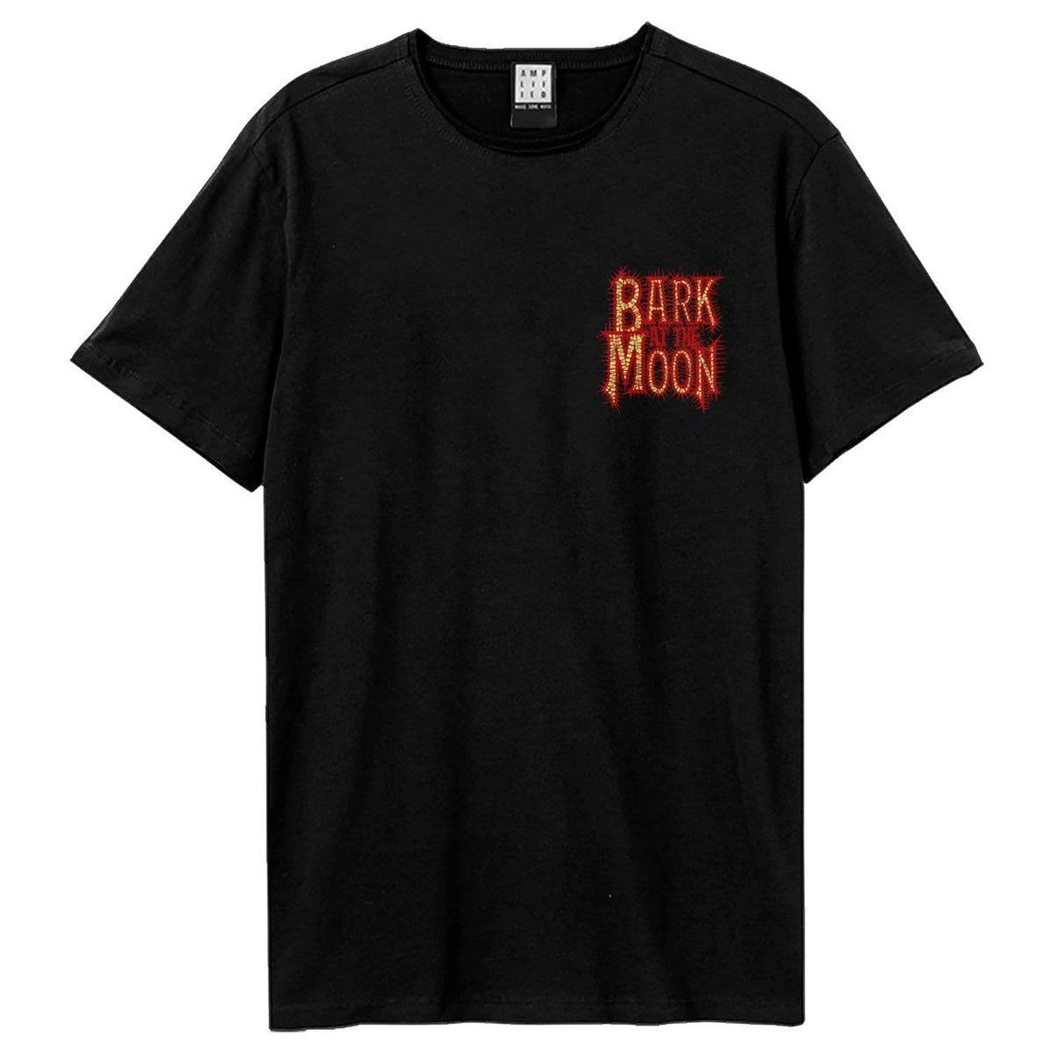 Amplified Men's Bark At The Moon Ozzy Osbourne Back Print T-Shirt in Black | Size: XS