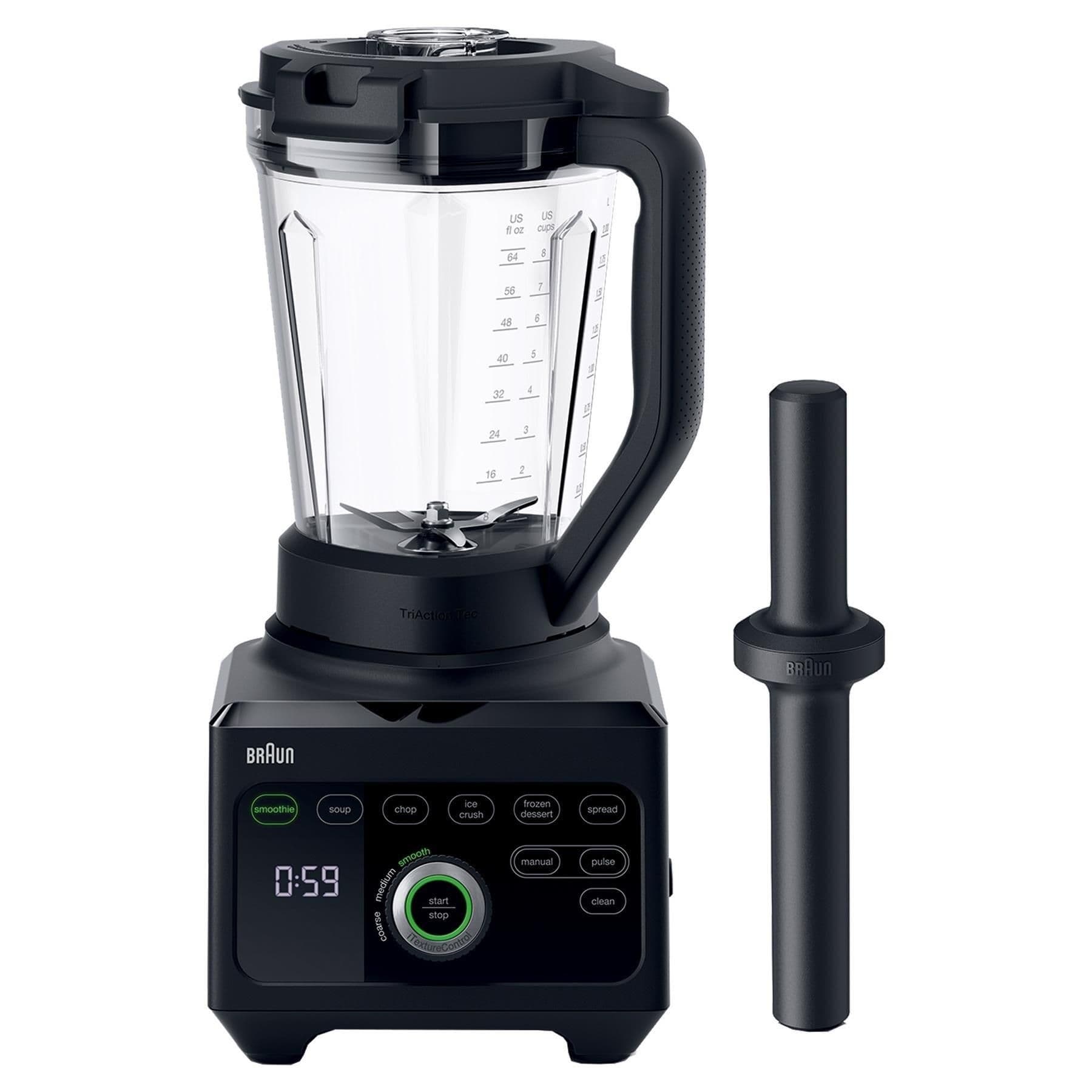 Braun Jug Blender 1600W 3L PowerBlend 9 in Black