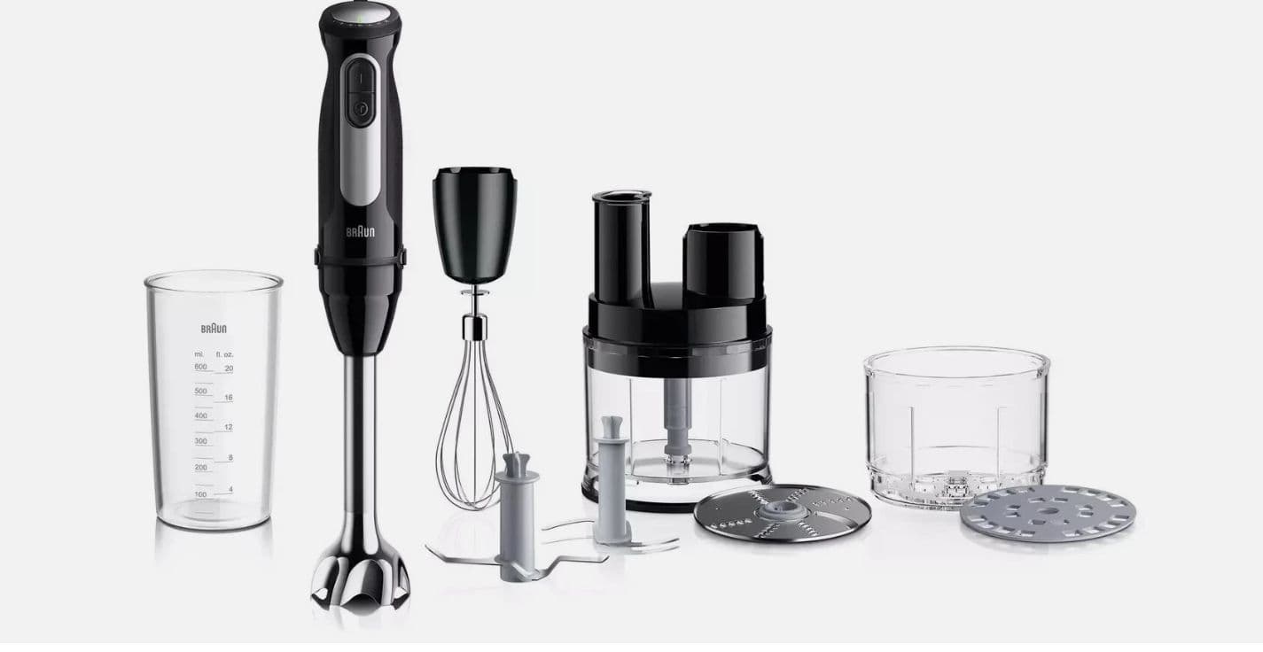 Braun Multiquick 5 Pro Hand Blender Black | Size: 1kg