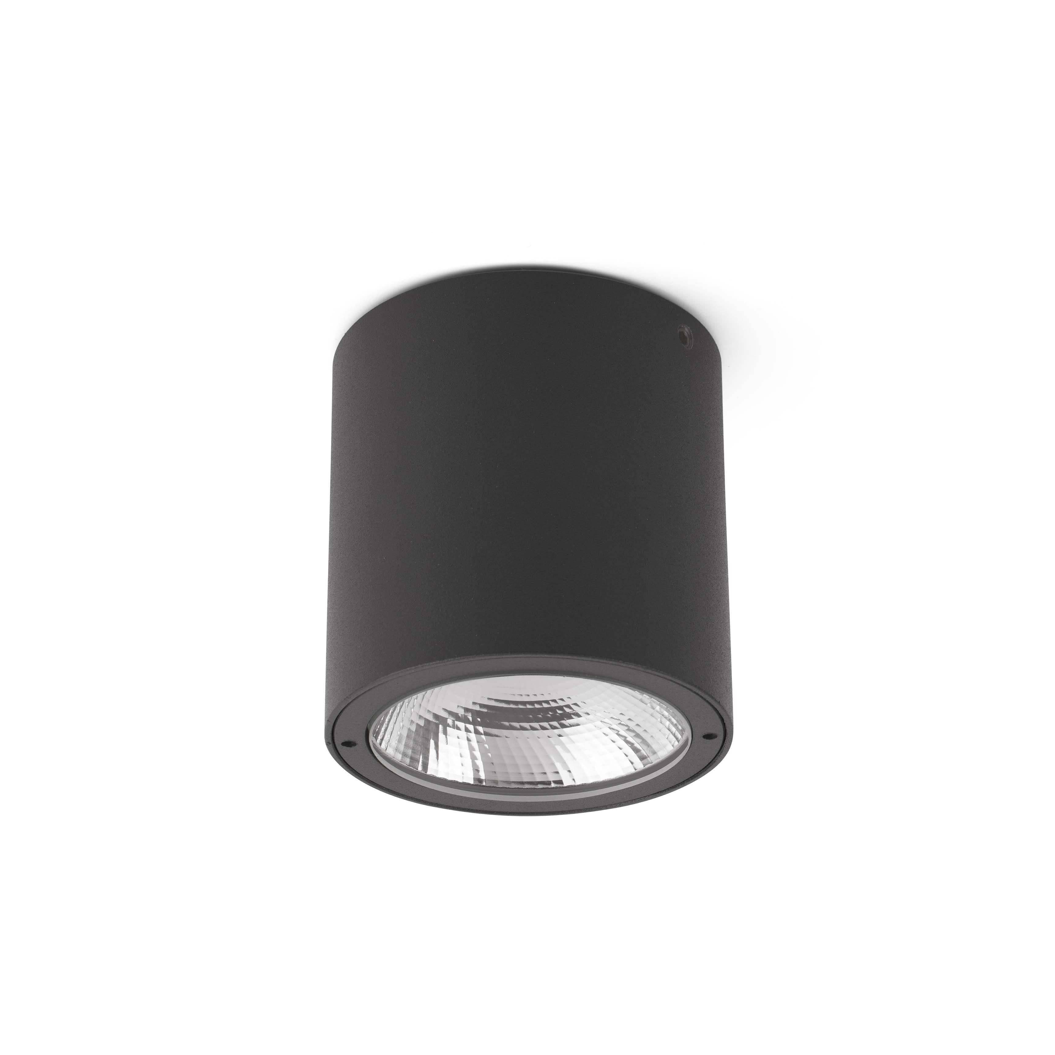 Netlighting Goz LED Outdoor Surface Mounted Ceiling Light Dark Grey IP54