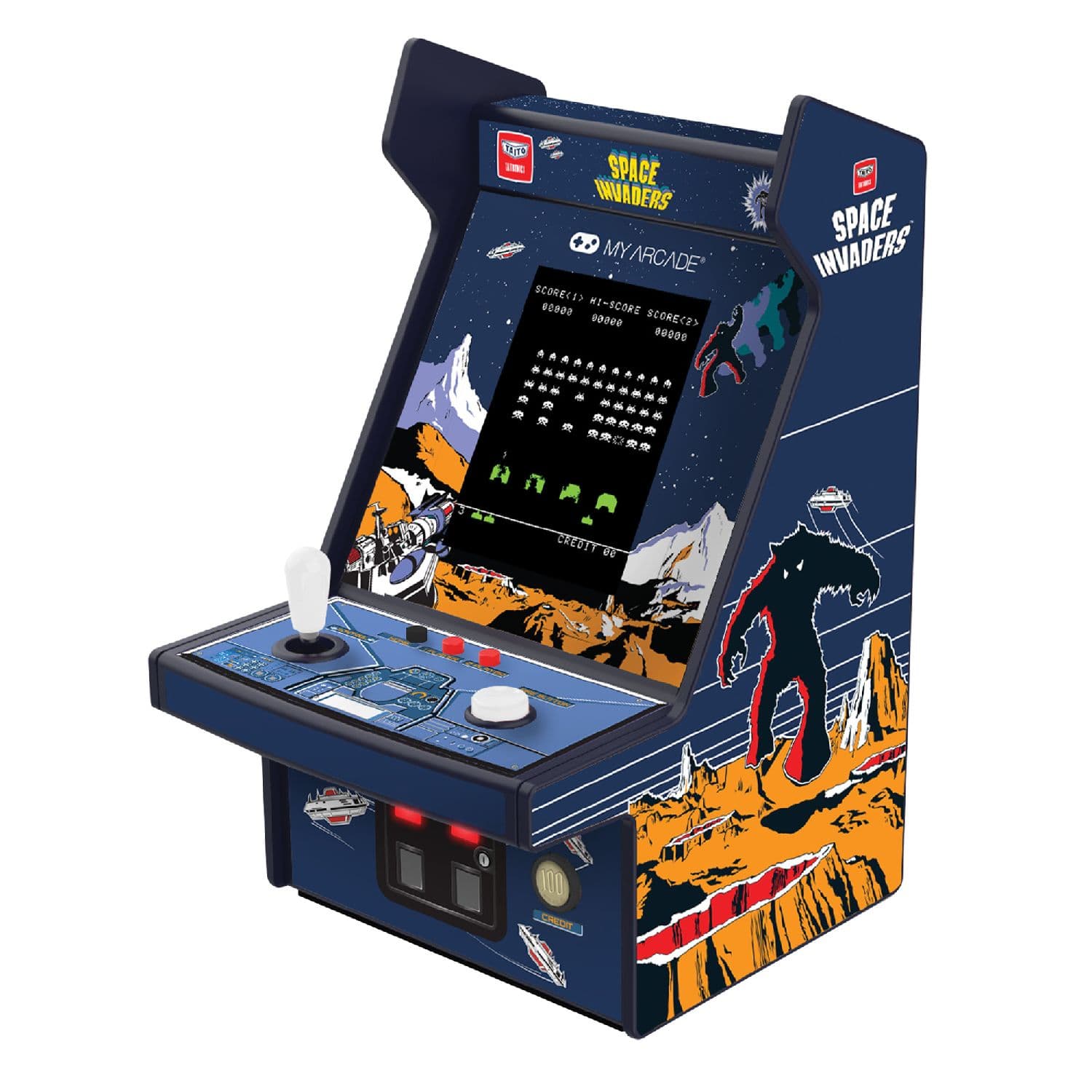 My Arcade Space Invaders Micro Player Pro 6.7" Portable Retro Arcade