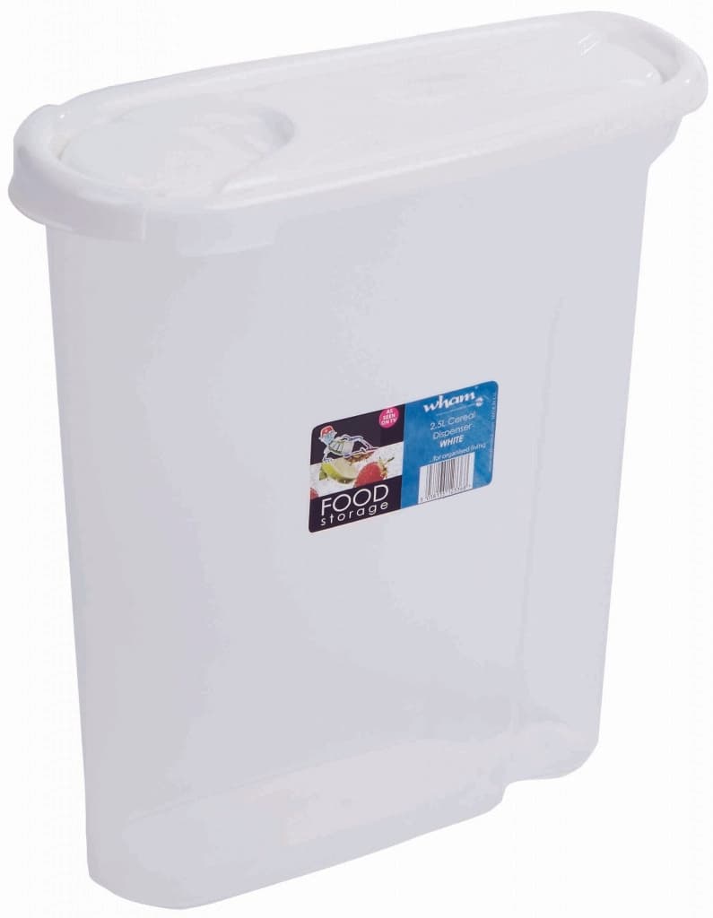 Wham Cereal Dispenser Food Storage White