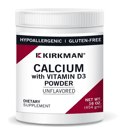 Calcium with Vitamin D3 454g powder - KIRKMAN®