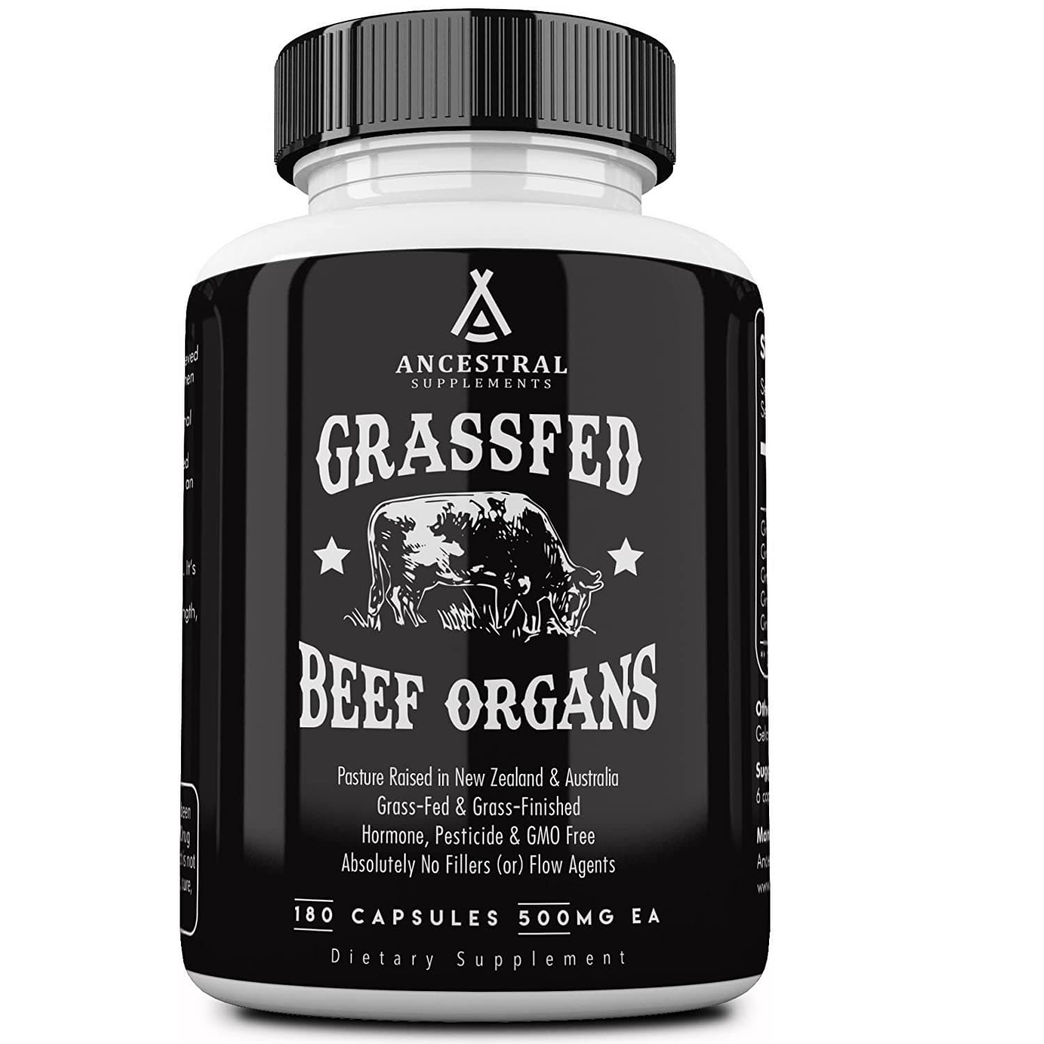 Grassfed Beef Organs 180 capsules - ANCESTRAL SUPPLEMENTS®