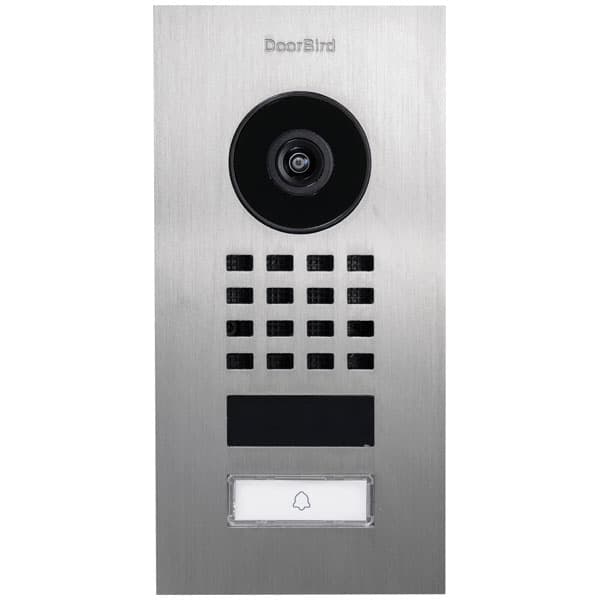 DoorBird 423866744 D1101V IP Video Door Intercom Wi-Fi LAN V2A Steel