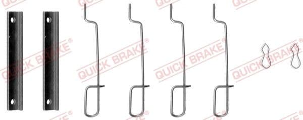 Accessory set, disc brake pad 1090992