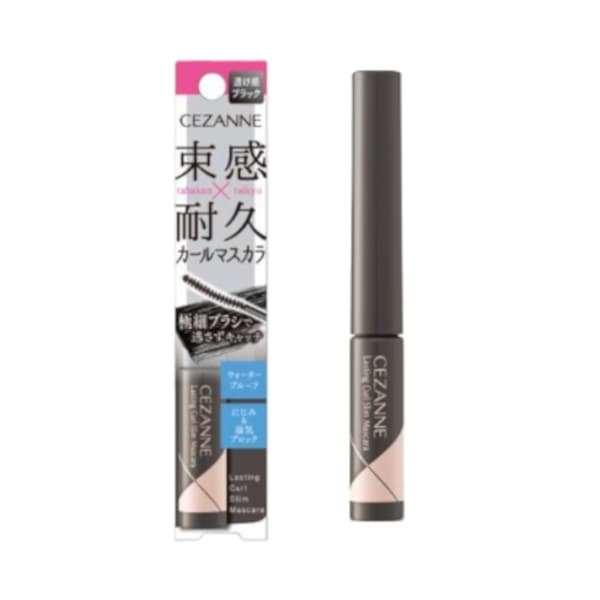 CEZANNE - Lasting Curl Slim Mascara - 3.4g - S1 Black