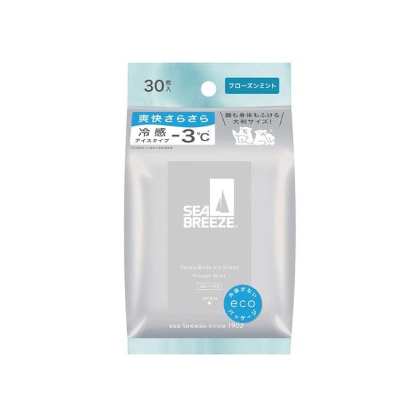 Fine Today - Sea Breeze Face & Body Ice Sheet - 30 sheets - Frozen Mint