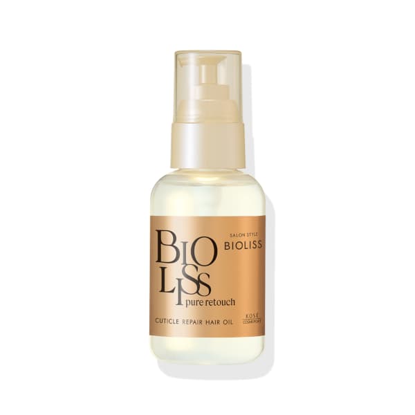 Kose - Salon Style Bioliss Pure Retouch Cuticle Repair Hair Oil - 80ml