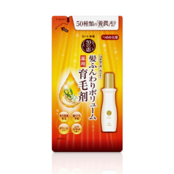 Rohto Mentholatum - 50 Megumi Hair Revitalizing Essence Refill - 150ml