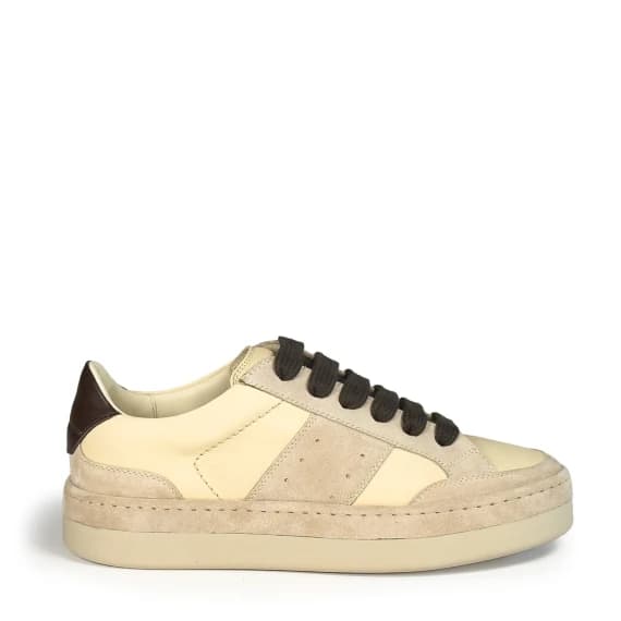VICMATIE - K22_Ring<br>Lace-up shoe pink/beige/dark brown - Woman - Size 37