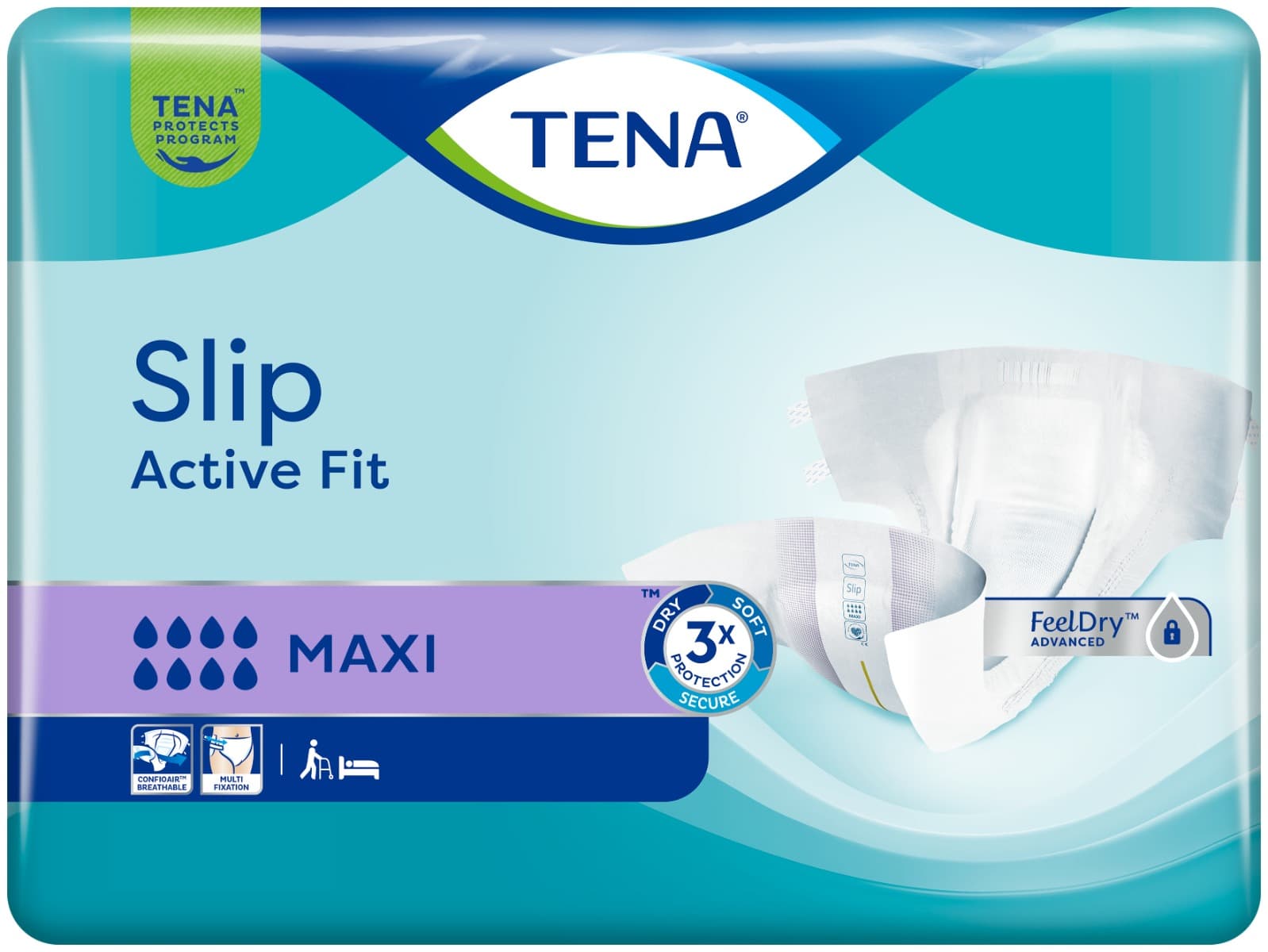 TENA Slip Active Fit Maxi - Medium - 24 Pack