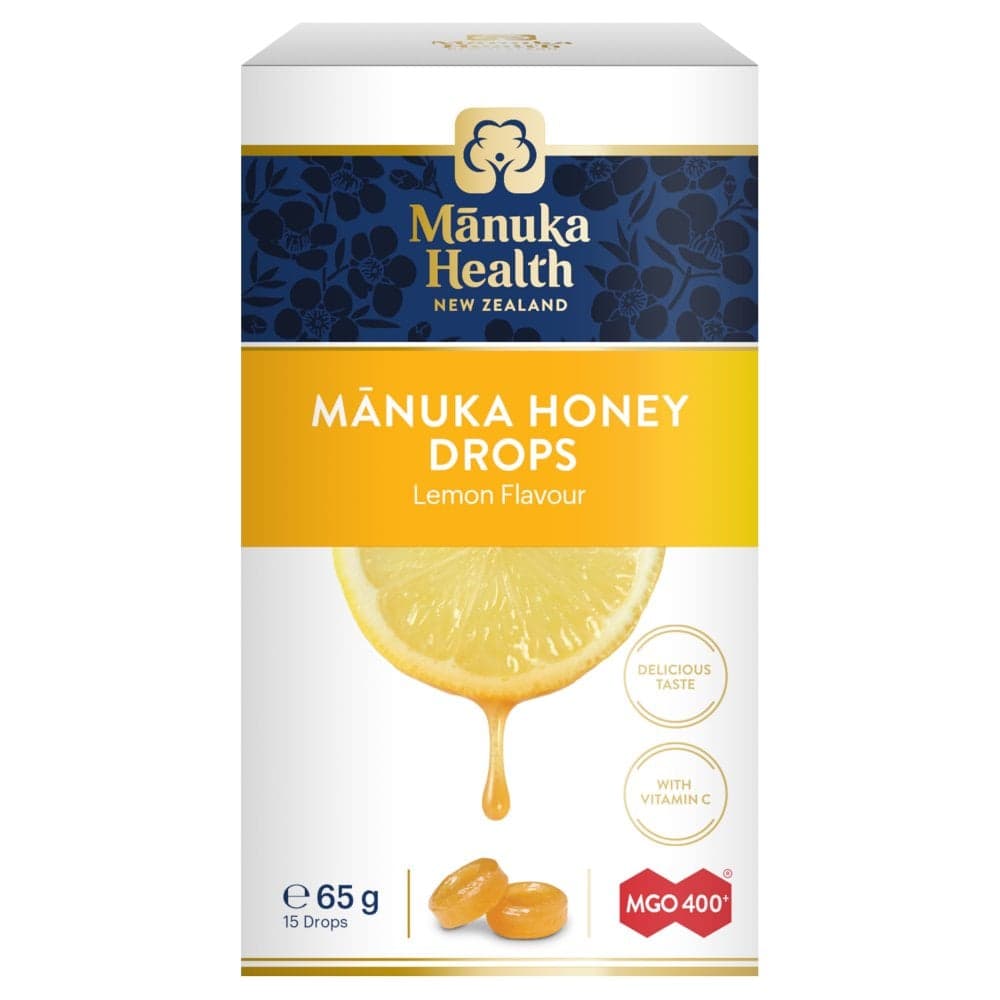 Manuka Health MGO 400+ Manuka Honey Drops Lemon - 15 Drops