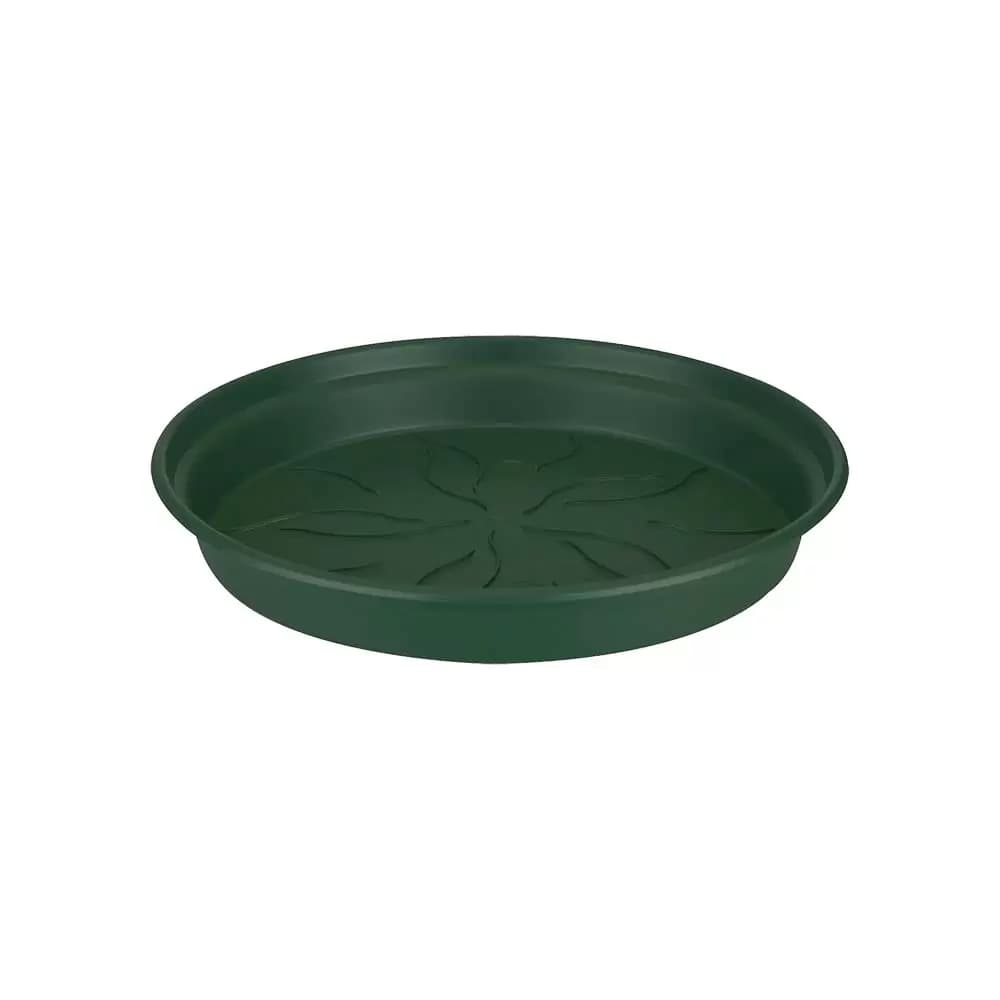 Plastic Plant Pot Saucer Green (Diameter 22cm)