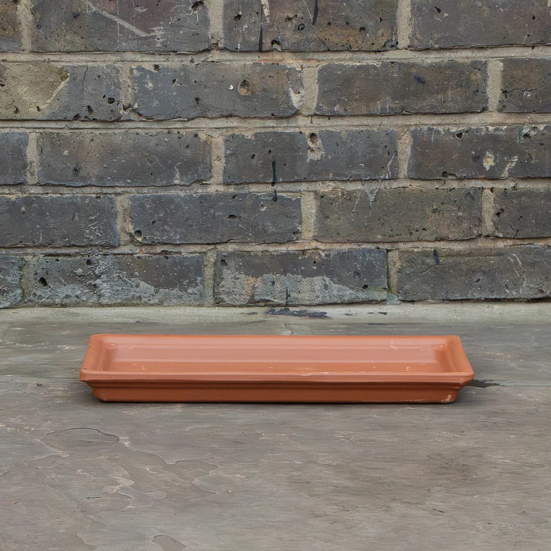 Rectangular Terracotta Saucer L51cm x W17cm
