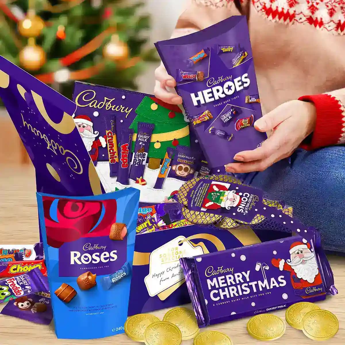 Secret Santa Christmas Chocolate Hamper