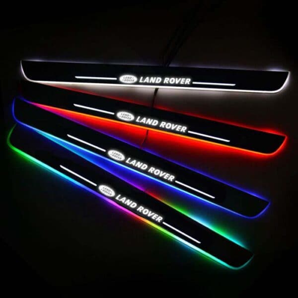 LED Wireless Illuminated Land Rover Door Sills with 7 Colors Change