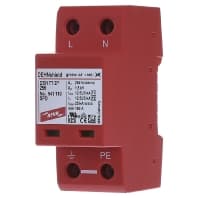DSH TT 2P 255 - Combination arrester for TT/TN systems, DSH TT 2P 255