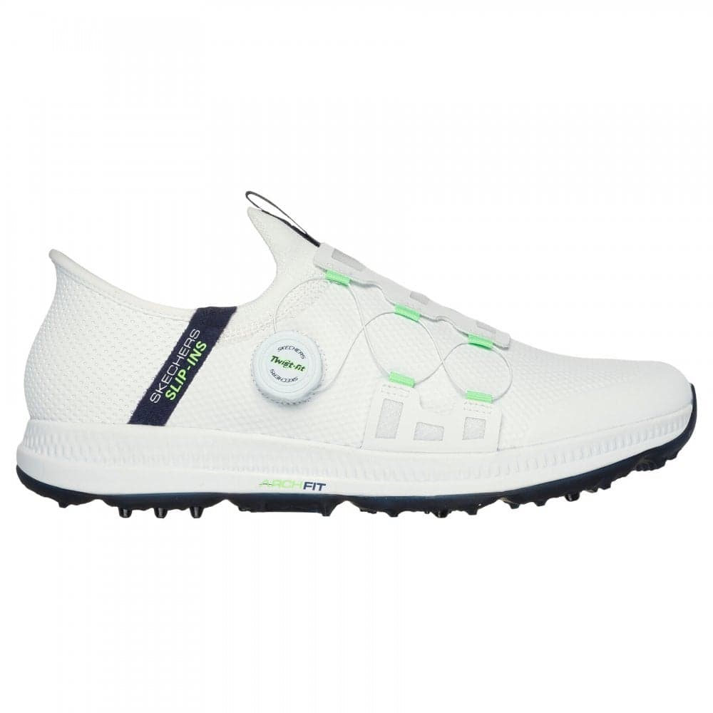 Skechers GO GOLF ELITE 5 SlIP IN Golf Shoes White/Navy UK7 Size: UK7
