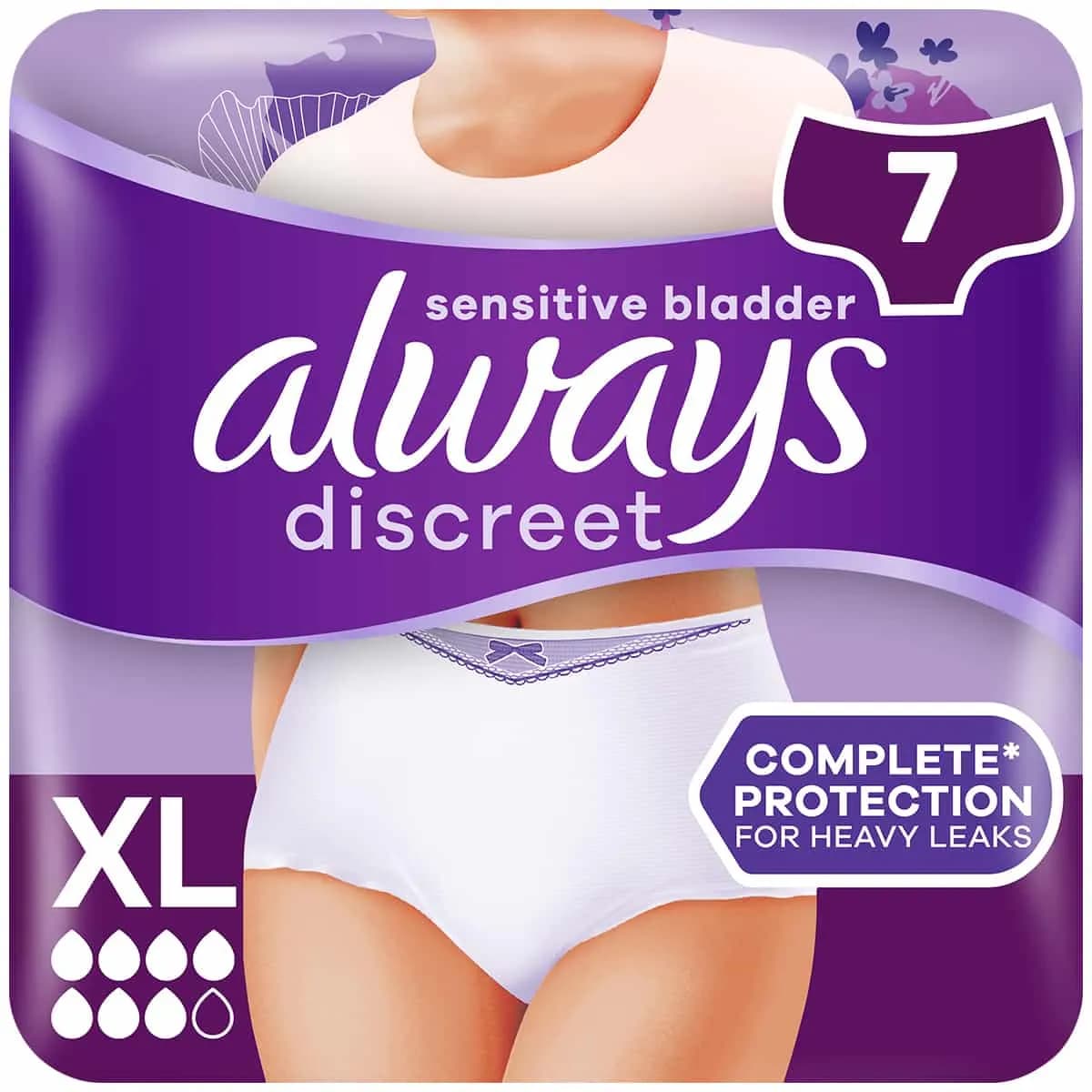 Always Discreet Pants Plus XL 7 Pack