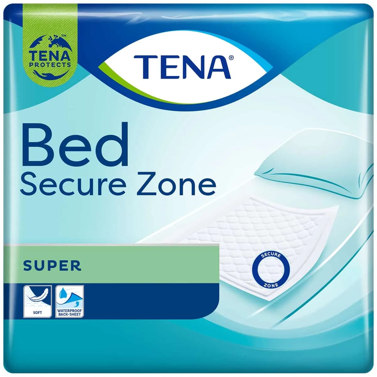 TENA Bed Secure Zone Super 60x90cm (2350ml) 26 Pack