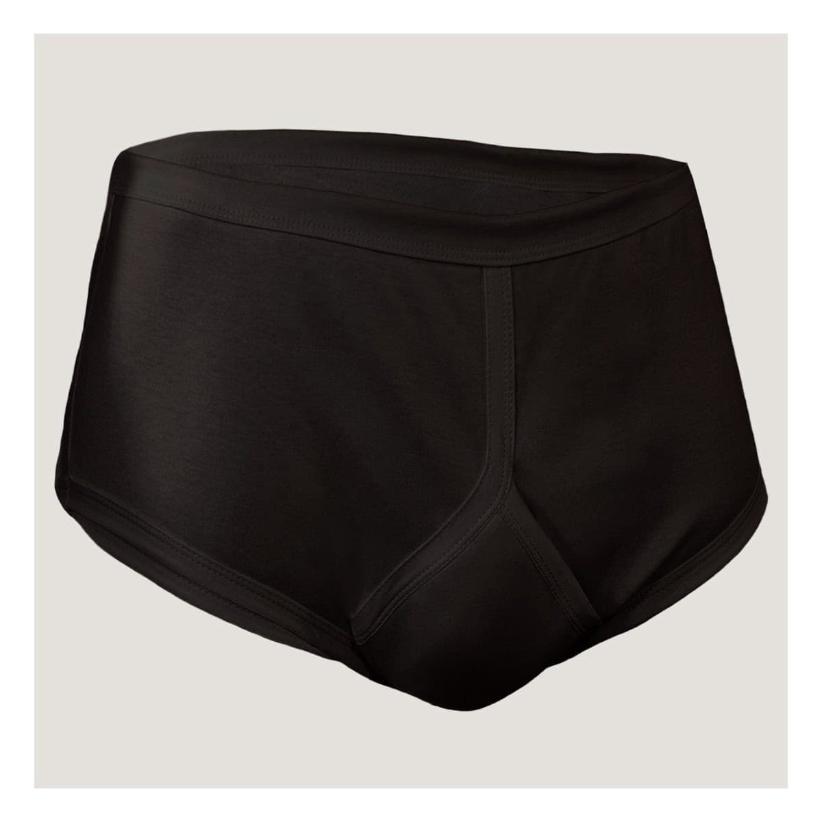 Vivactive Men's Absorbent Incontinence Cotton Briefs Black (220ml) XXL