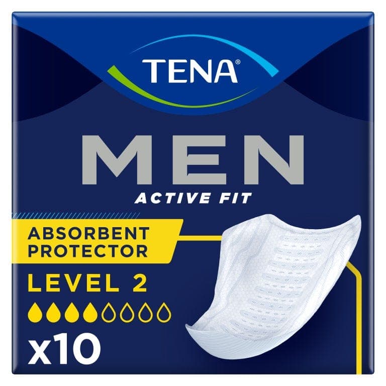 TENA Men Active Fit Absorbent Protector Level 2 (450ml) 10 Pack