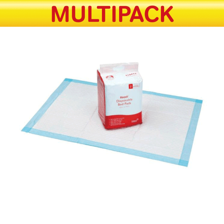 Readi Disposable Bed Pads Case Saver | 24x36in | 4xPack of 25