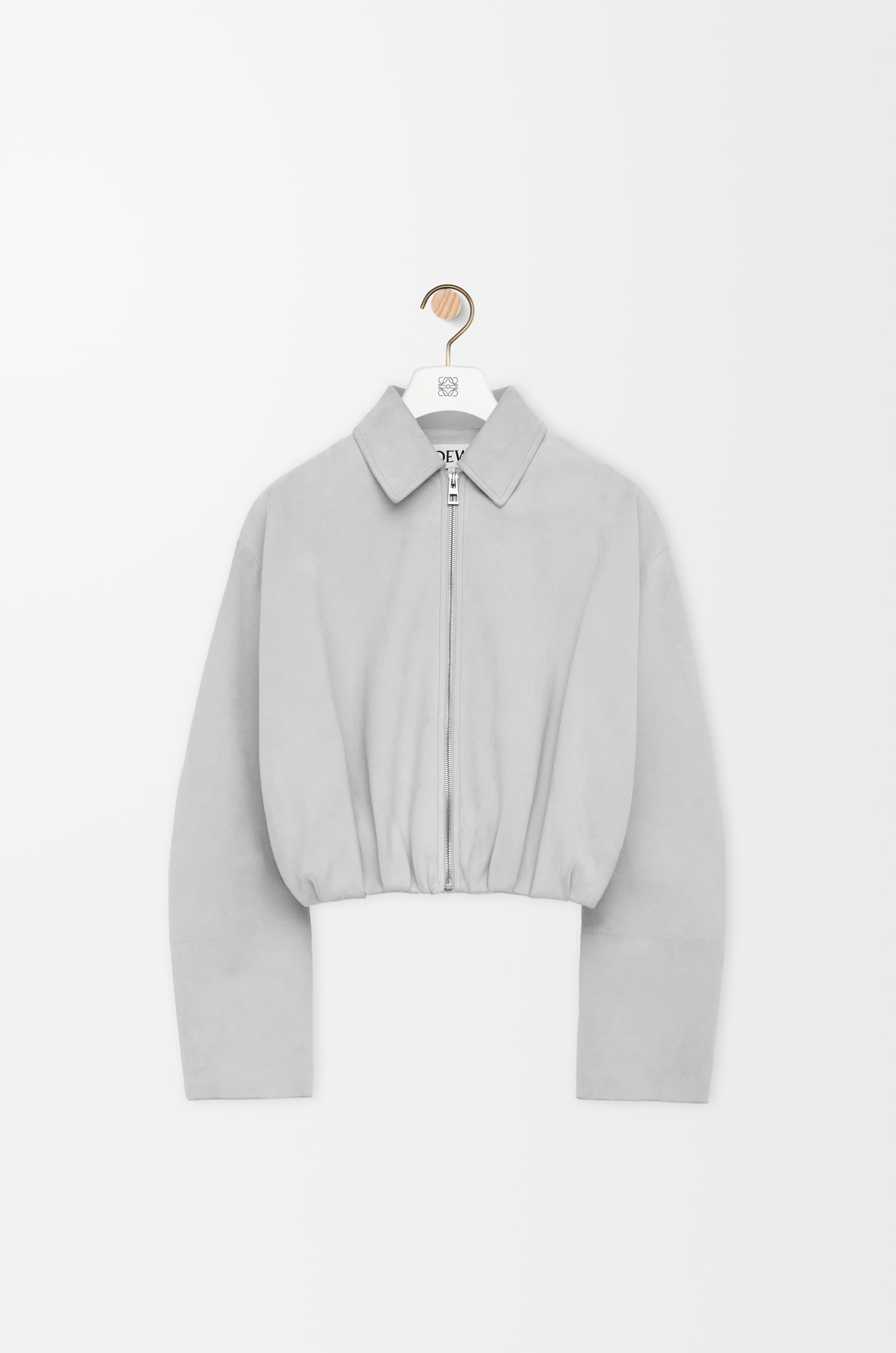 LOEWE - Draped Jacket In Suede Goatskin Size:38 For Woman