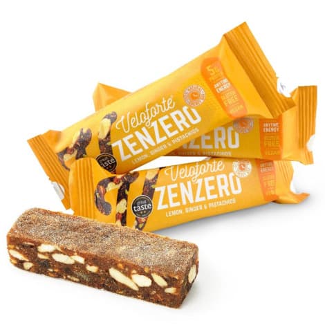Veloforte Zenzero Energy Bar - Lemon / Ginger / Pistachios