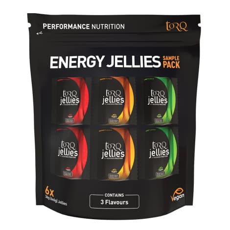 Torq Nutrition Jellies Sample Pack - Black / Energy Jellies - Pack Of 6 Mixed Flavours