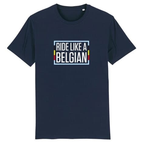 The Vandal 'Ride Like A Belgian' T-Shirt - Navy / XLarge