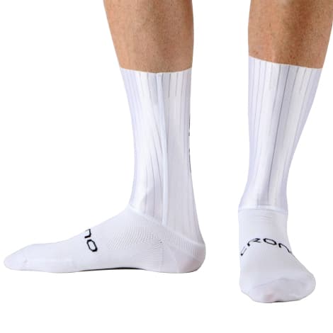 Crono Aero Cycling Socks - White / EU43 / EU46