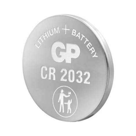 GP Lithium CR2032 Battery - Silver / CR2032