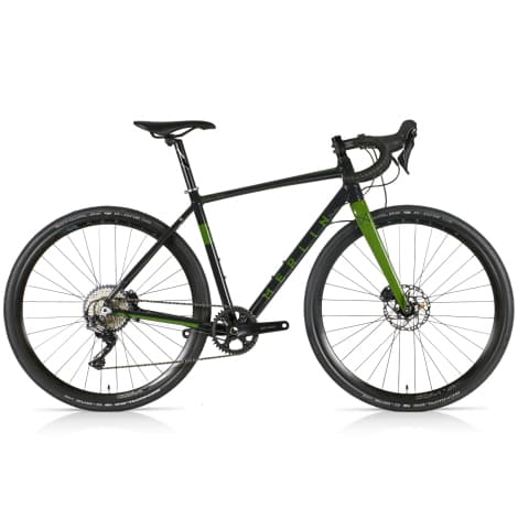 Merlin Malt G2X GRX Gravel Bike - Gloss Black / Green / 47cm