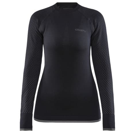 Craft ADV Warm Fuseknit Intensity LS Women's Base Layer - Black / XLarge