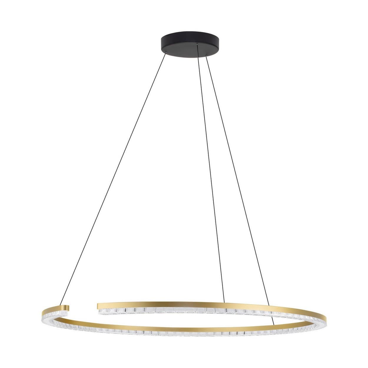 Greamy 85cm Integrated LED Pendant Ceiling Light Gold Triac Dimmable LED 43W 2795lm 3000K