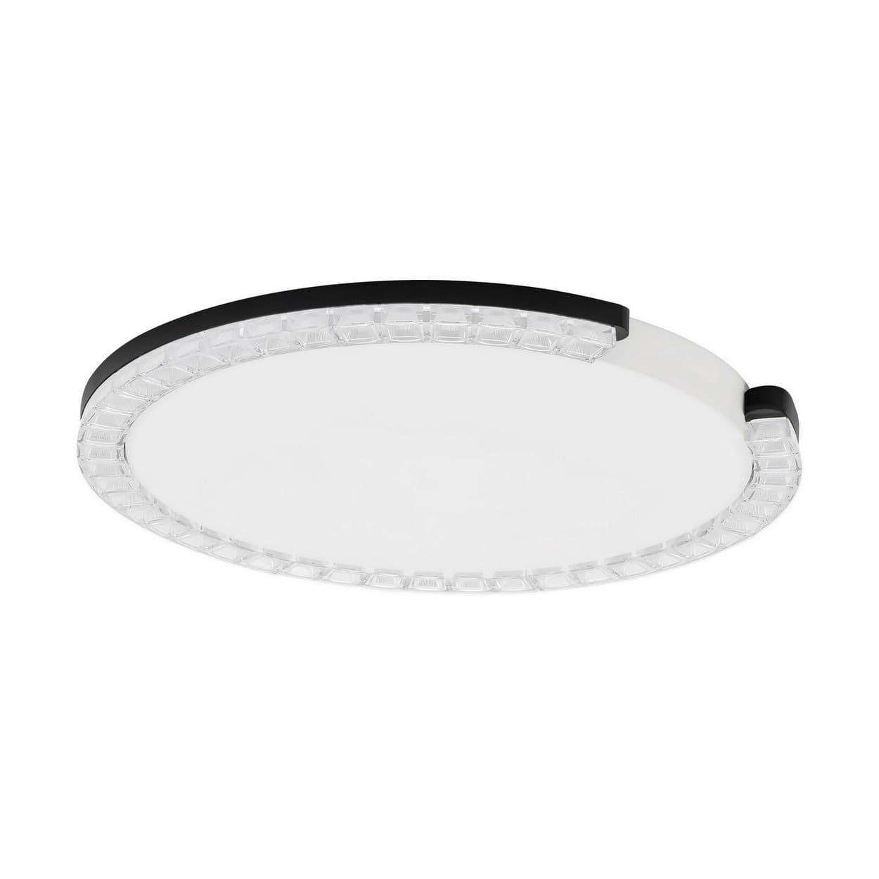 Greamy 46cm Decorative Flush Ceiling Light Sandy Black Triac Dimmable LED 21W 1365lm 3000K